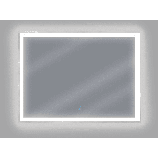 Espelho LED para casa de banho ARGENS 80 cm 60 cm Prateado