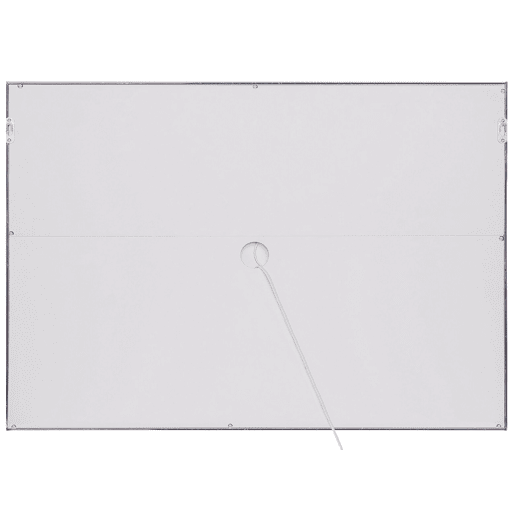 Espelho LED para casa de banho ARGENS 80 cm 60 cm Prateado