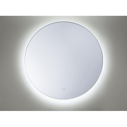 Espelho LED para casa de banho CALLAC 60 cm 60 cm Prateado