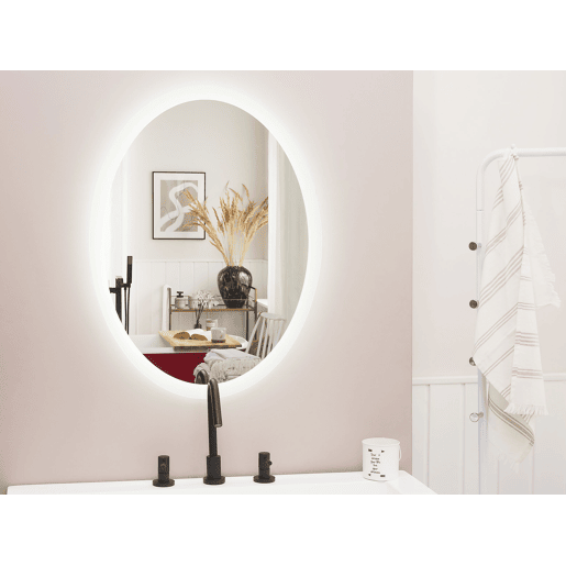 Espelho LED para casa de banho VIRIAT 60 cm 80 cm Prateado
