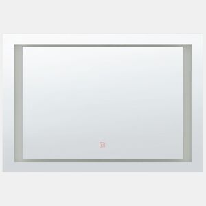 Espelho LED para casa de banho EYRE 80 cm 60 cm Prateado