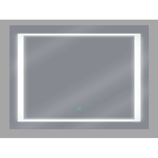 Espelho LED para casa de banho EYRE 80 cm 60 cm Prateado