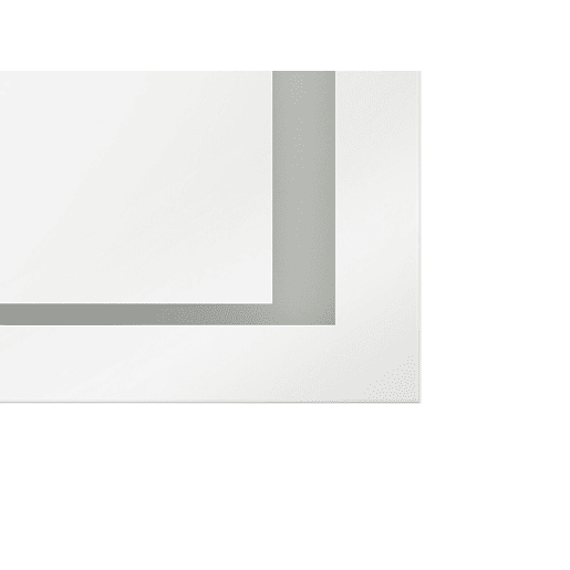 Espelho LED para casa de banho EYRE 80 cm 60 cm Prateado