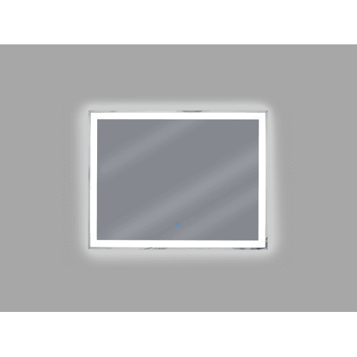 Espelho LED para casa de banho ARGENS 90 cm 70 cm Prateado