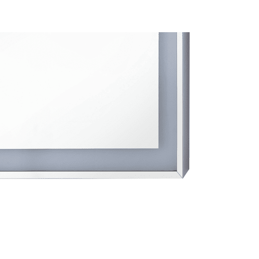 Espelho LED para casa de banho ARGENS 90 cm 70 cm Prateado