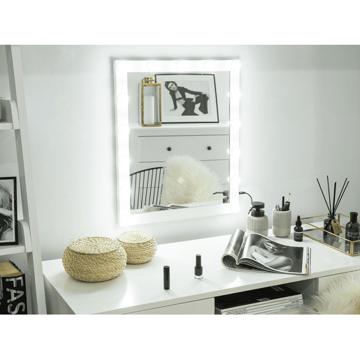 Espelho LED para casa de banho ODENAS 50 cm 60 cm Branco