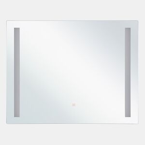 Espelho LED para casa de banho LIRAC 70 cm 60 cm Prateado