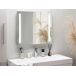 Beliani Espejo de baño LIRAC Beliani Espejo de baño LIRAC Gris