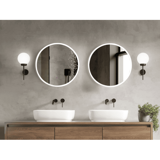 Espelho LED para casa de banho DEAUVILLE 79 cm 79 cm Prateado