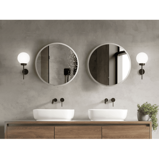 Espelho LED para casa de banho DEAUVILLE 79 cm 79 cm Prateado