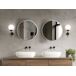 Beliani Espejo de baño DEAUVILLE Beliani Espejo de baño DEAUVILLE Gris
