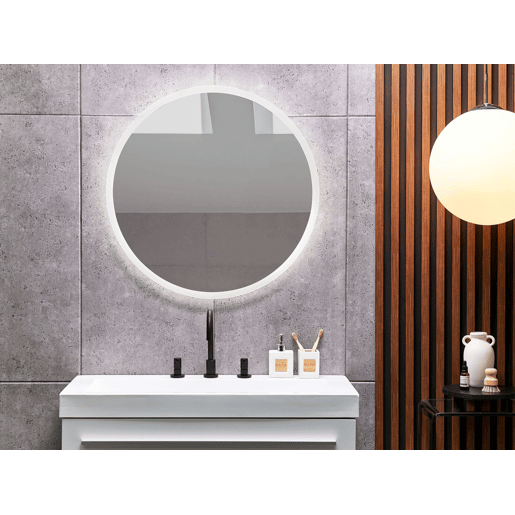 Espelho LED para casa de banho DEAUVILLE 79 cm 79 cm Prateado