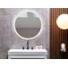 Beliani Espejo de baño DEAUVILLE Beliani Espejo de baño DEAUVILLE Gris
