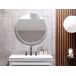 Beliani Espejo de baño DEAUVILLE Beliani Espejo de baño DEAUVILLE Gris