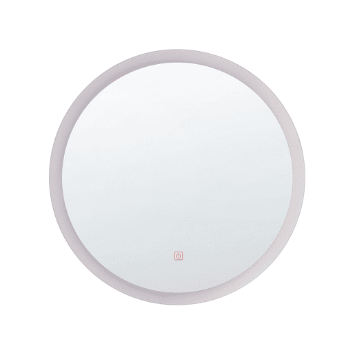 Espelho LED para casa de banho YSER 58 cm 58 cm Prateado