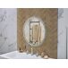Beliani Espejo de baño YSER Beliani Espejo de baño YSER Gris