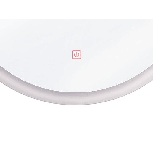Espelho LED para casa de banho YSER 58 cm 58 cm Prateado