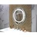 Beliani Espejo de baño SELUNE Beliani Espejo de baño SELUNE Gris
