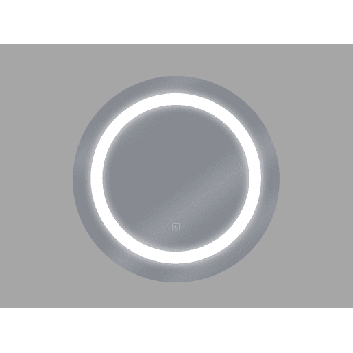 Espelho LED para casa de banho SELUNE 58 cm 58 cm Prateado