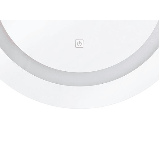 Espelho LED para casa de banho SELUNE 58 cm 58 cm Prateado