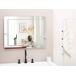 Beliani Espejo de baño WASSY Beliani Espejo de baño WASSY Gris