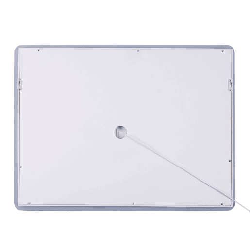 Espelho LED para casa de banho WASSY 80 cm 60 cm Prateado