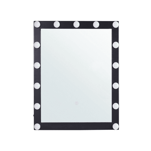 Espelho LED para casa de banho ODENAS 50 cm 60 cm Preto
