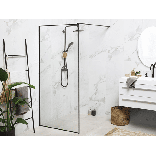 Painel de duche WASPAM II 90 x 190 cm Preto