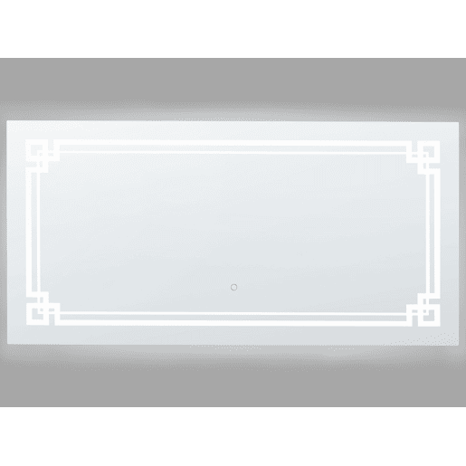 Espelho LED para casa de banho AVRANCHES 120 cm 60 cm Prateado