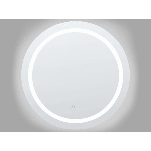 Espelho LED para casa de banho COURSEULLES 79 cm 79 cm Prateado