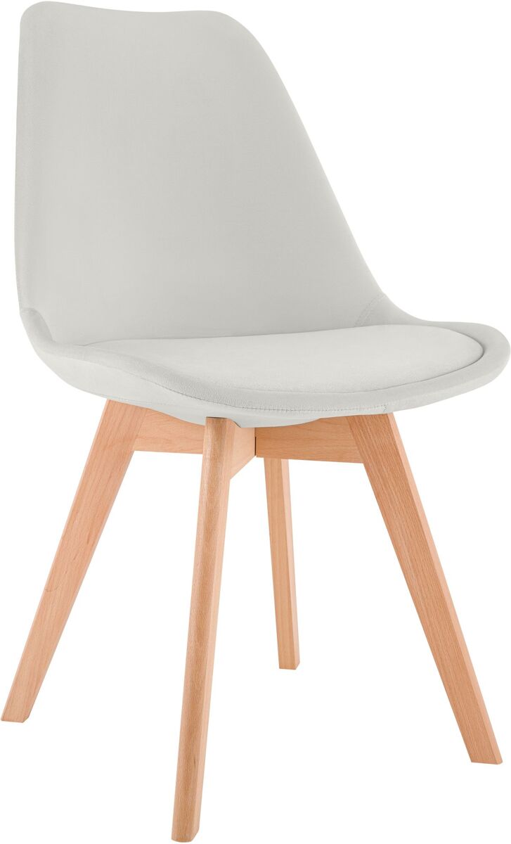 Silla de comedor linares elegante y cómoda para tu hogar terciopelo gris claro 50x49x83 cm