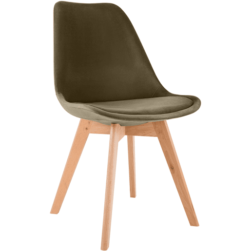 Silla de comedor Linares elegante y cómoda para tu hogar Terciopelo Marrón oscuro 50X49X83 cm Silla de comedor Linares elegante y cómoda para tu hogar Terciopelo Marrón oscuro 50X49X83 cm