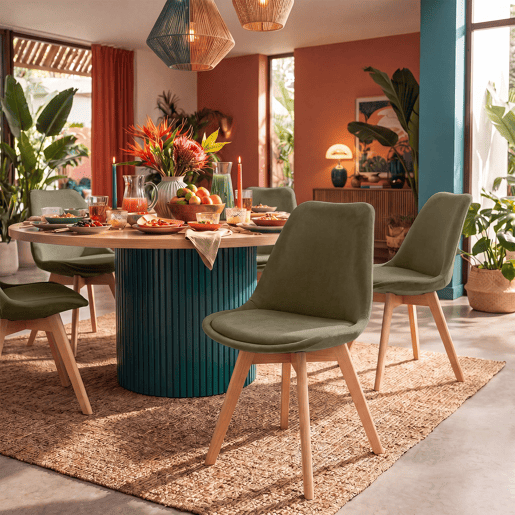 Silla de comedor Linares elegante y cómoda para tu hogar Terciopelo Marrón oscuro 50X49X83 cm Silla de comedor Linares elegante y cómoda para tu hogar Terciopelo Marrón oscuro 50X49X83 cm