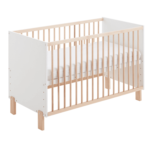 Berço co-leito Umami 120x60 + kit co-leito + 4 rodas