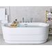 Beliani Bañera independiente EMPRESA 80x170 Beliani Bañera independiente EMPRESA 80x170 Blanco
