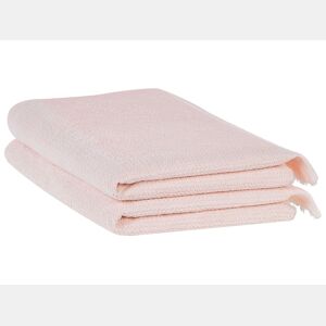 Jogo de 2 toalhas ATIU Felpa de algodão Rosa pastel