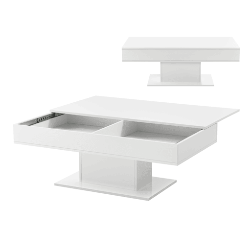 Mesinha Chipboard Lünen 40 x 110 x 60 cm - Branco en.casa