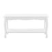 Mesa de centro Pearl Vintage con estante MDF lacado y pino Mesa de centro Pearl Vintage con estante MDF lacado y pino Blanco