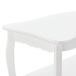 Mesa de centro Pearl Vintage con estante MDF lacado y pino Mesa de centro Pearl Vintage con estante MDF lacado y pino Blanco