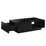 Mesinha de aglomerado Biskra 95 x 55 x 31 cm - Preto en.casa