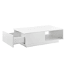 Mesinha de aglomerado Biskra 95 x 55 x 31 cm - Branco en.casa