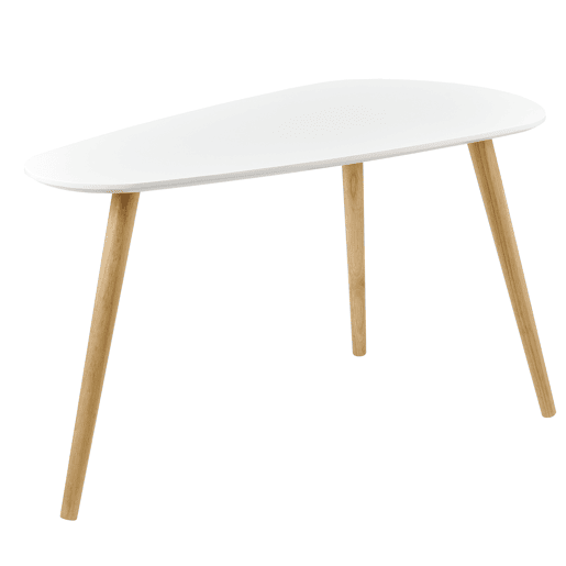 Mesinha Langesund conjunto de 2 mesas MDF - Branco en.casa