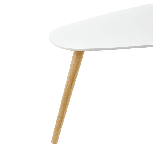 Mesinha Langesund conjunto de 2 mesas MDF - Branco en.casa