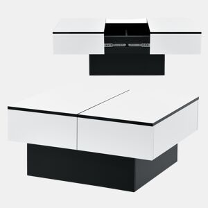 Armário de arquivo Hailuoto 80x40x82 cm aço preto en.casa