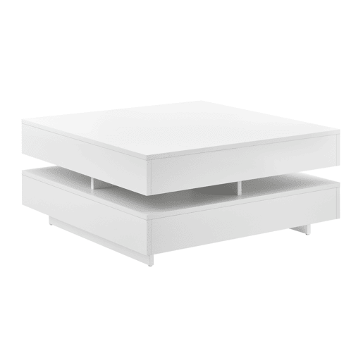 Mesinha de aglomerado Märsta 75 x 75 x 35,5 cm - Branco en.casa