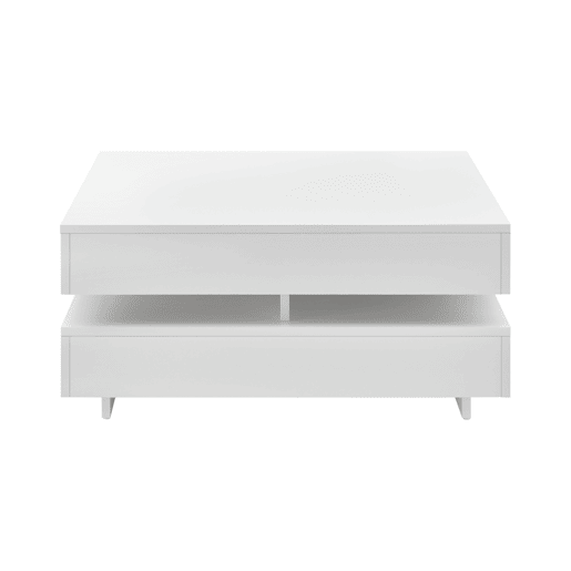 Mesinha de aglomerado Märsta 75 x 75 x 35,5 cm - Branco en.casa