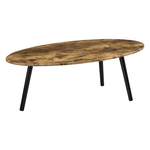 Mesinha Viborg 110 x 60 x 40 cm com 3 pernas efeito madeira en.casa