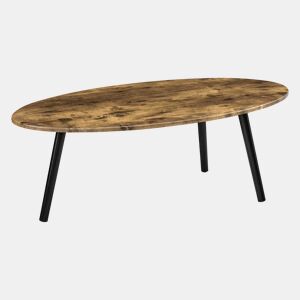 Mesinha Viborg 110 x 60 x 40 cm com 3 pernas efeito madeira en.casa