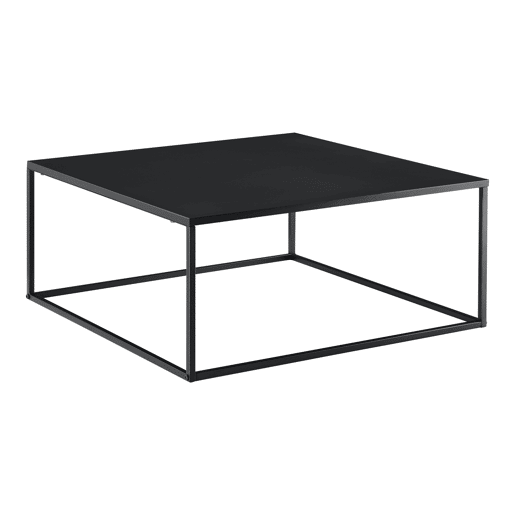 Mesinha de metal Lebus 38 x 85 x 85 cm - Preto en.casa Mesinha de metal Lebus 38 x 85 x 85 cm - Preto en.casa