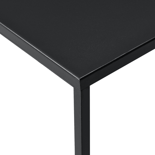 Mesinha de metal Lebus 38 x 85 x 85 cm - Preto en.casa Mesinha de metal Lebus 38 x 85 x 85 cm - Preto en.casa